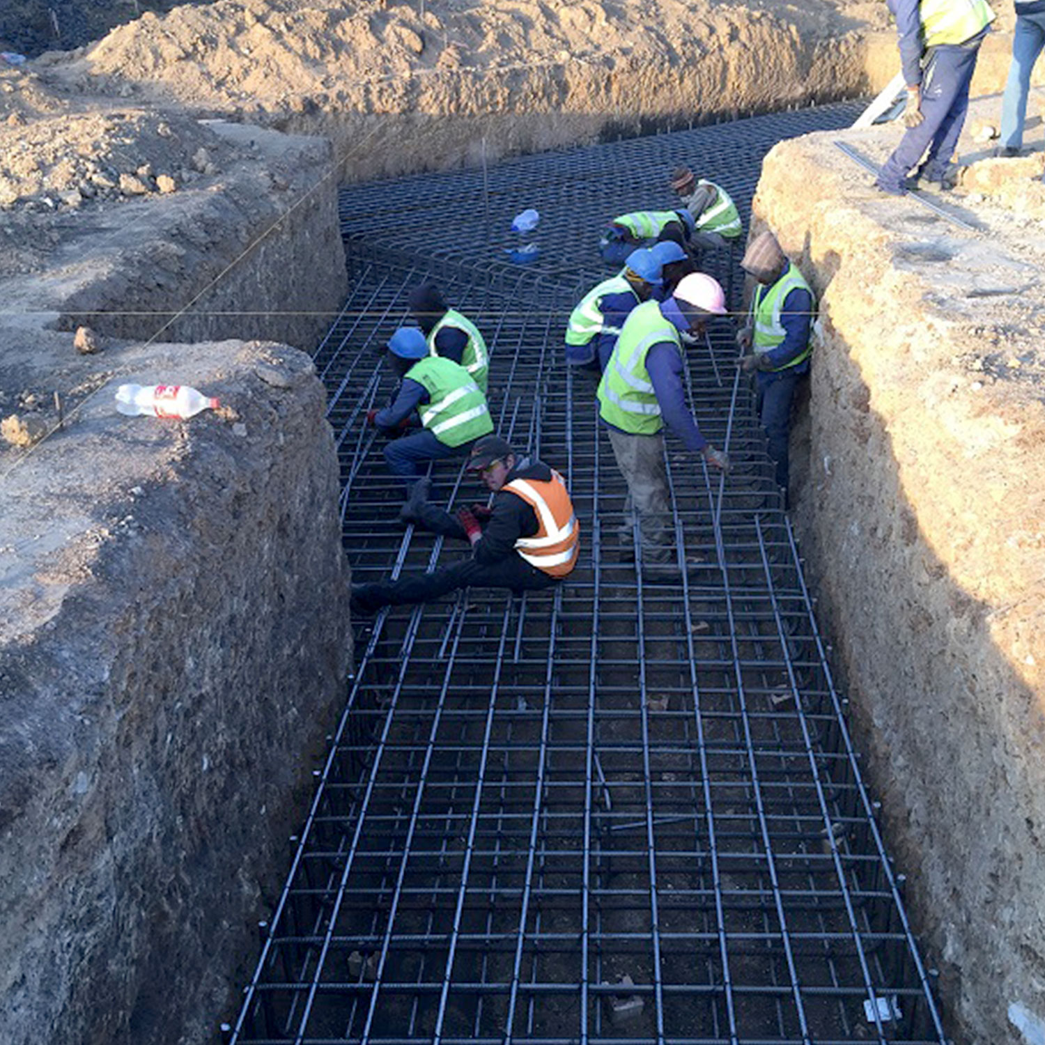 Retaining Wall Aug 2015 - Muhanga Mine